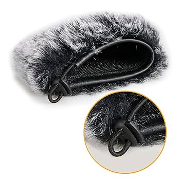 Amazon.co.jp: SUNMON MV5 マイク ふわふわ風防 マフ フロント